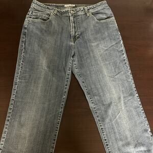 Chicos Platinum Jeans Womens Size 2.5 Regular